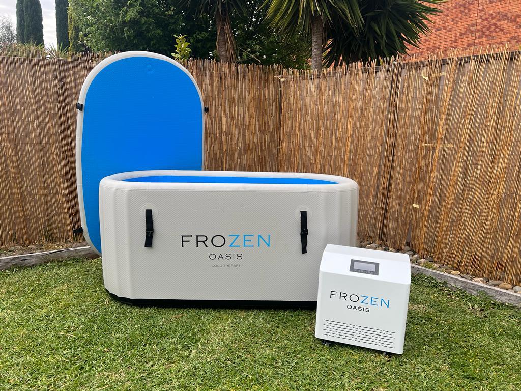 Large Cold plunge with Chiller (White) - Frozen Oasis