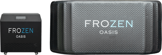 Cold plunge with Chiller (Black) - Frozen Oasis