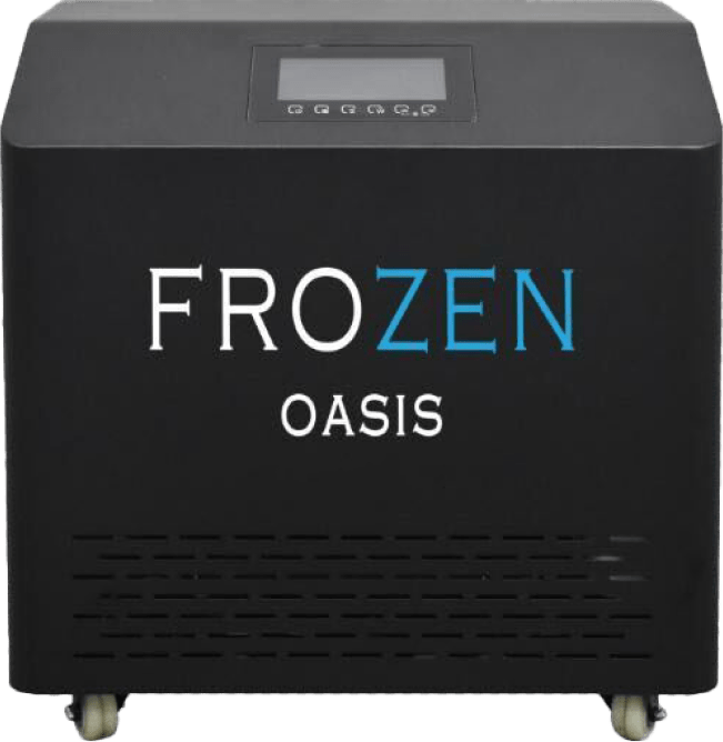 Cold plunge with Chiller (Black) - Frozen Oasis